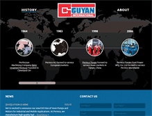 Tablet Screenshot of guyaninternational.com